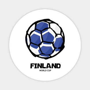 Finland Football Country Flag Magnet